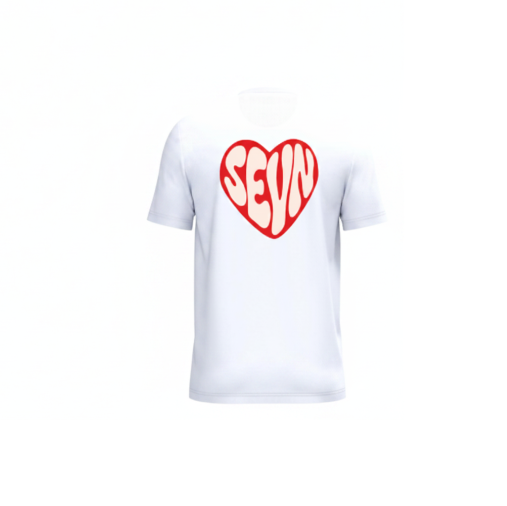 SEVN Sacred Heart T-Shirt – Wit